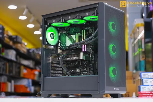 Case Thermaltake S250 TG ARGB (ATX) - Sẵn 4 Fan A-RGB