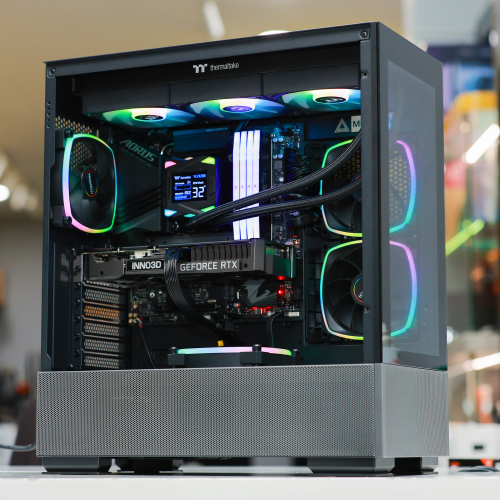 Case Montech Sky Two Black - Kèm sẵn Fan A-RGB