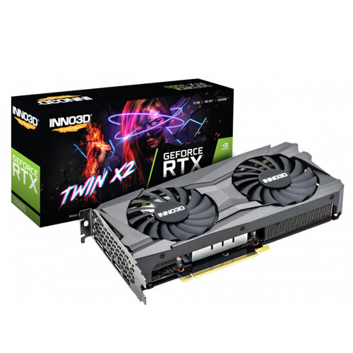 VGA Inno3D NVIDIA GeForce RTX 3060 12GB GDDR6 TWIN X2