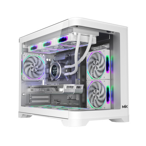 Case MIK Focalors M White ( m-ATX ) - Chưa gồm Fan Case