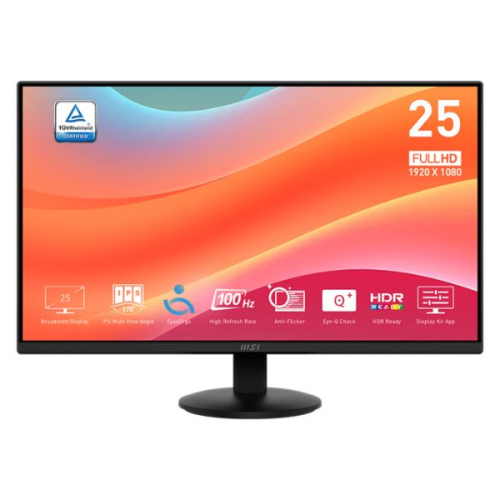 Màn Hình MSI PRO MP252L (24.5inch/IPS/FHD/100Hz/1ms/DP+HDMI)