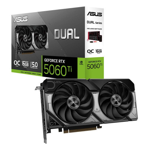 VGA ASUS Dual RTX 5060 Ti 16GB GDDR7 OC