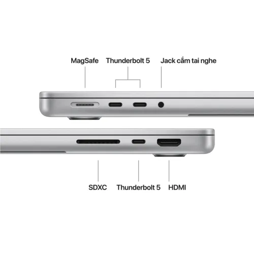 Apple Macbook Pro 14 M5 Pro (15-Core CPU/ 16-Core GPU) | 24GB RAM | 1TB SSD | 14.2 inch (3024x1964) 120Hz | Silver - New Seal Fullbox