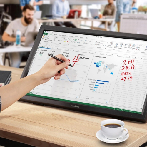 Màn Hình Viewsonic TD2423 - Cảm ứng - (23.6-inch/ FHD/ VA/ 75Hz/ VGA+HDMI)