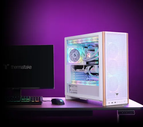 Case Thermaltake S370 WS Mid Tower White | 4 Quạt PWM, Hỗ trợ SSI-EEB, Radiator 420mm