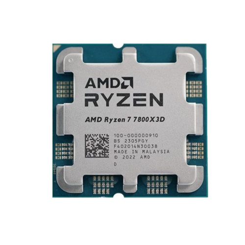 CPU AMD Ryzen 7 7800X3D| Tray chính hãng | 8 Core 16 Thread | 5.0GHz | 104MB Cache | AM5 |