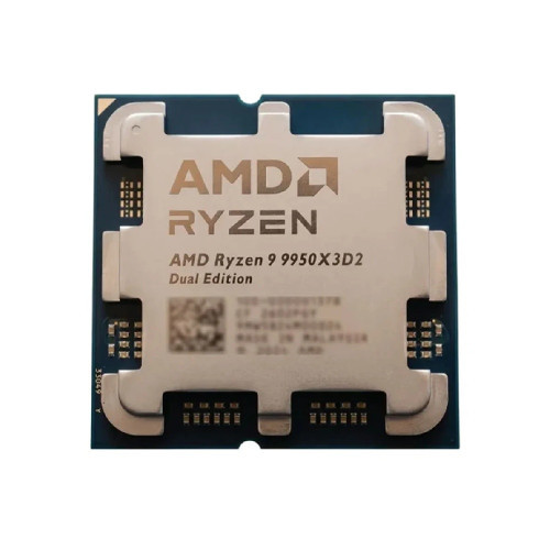 CPU AMD Ryzen 9 9950X3D2 (AMD AM5 - 16 Core - 32 Thread - Base 4.3Ghz - Turbo 5.6Ghz - Cache 208MB) (Tray Chính hãng, không kèm Tản nhiệt)