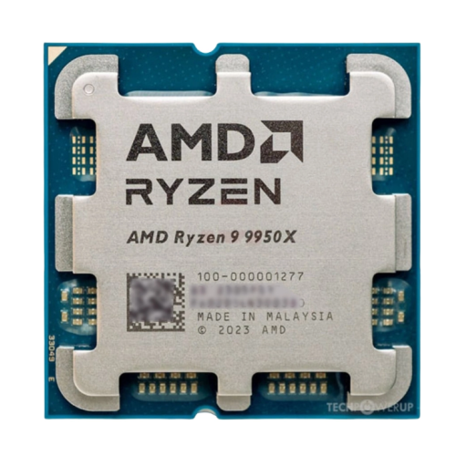 CPU AMD Ryzen 9 9950X3D Tray | 16 Core 32 Thread | 4.3GHz Boost 5.7GHz | 144MB Cache | AM5