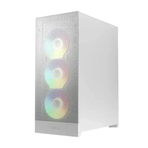 Case GAMDIAS AURA GC15 ARGB White | Mid Tower | Kính Cường Lực | ARGB