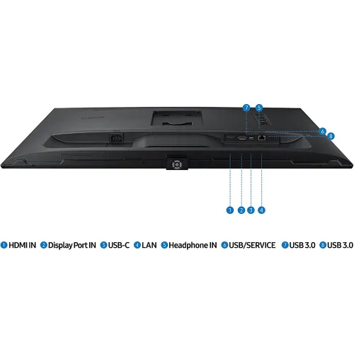 Màn hình SAMSUNG ViewFinity S8 S80PB LS32B800PXEXXV (32inch/ IPS/ 4K UHD/ 60Hz/ 5ms/ HDR600)