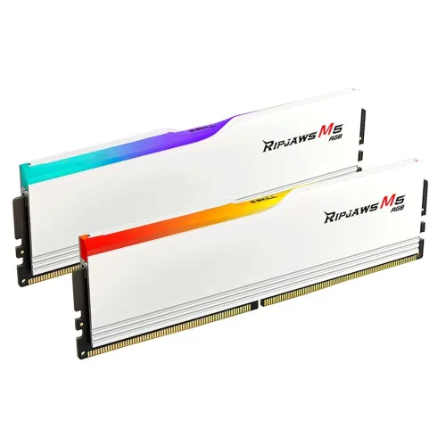 RAM G.Skill Ripjaws M5 RGB 32GB (2 x 16GB) DDR5 5200MHz White (F5-5200J4040A16GX2-RM5RW)