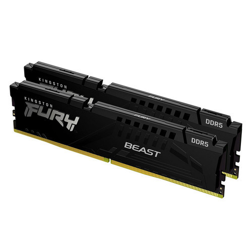 Ram PC Kingston Fury Beast 32GB (2x16GB) DDR5 6000MHz (KF560C40BBK2-32)