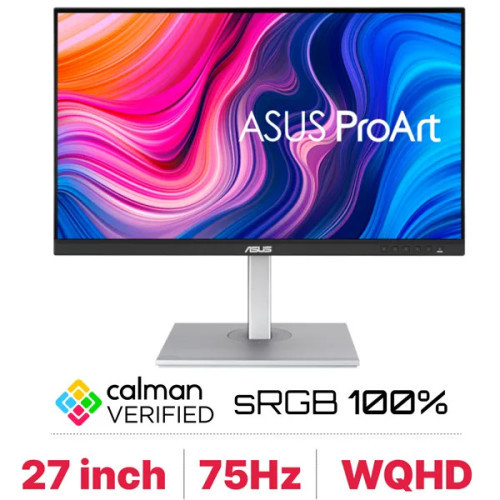 Màn hình đồ hoạ Asus ProArt PA278CV-P 27" 2K IPS 75Hz (HDMI, Displayport, Type-C)