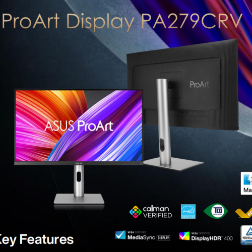 Màn hình đồ hoạ Asus ProArt PA279CRV 27" 4K IPS 60Hz (HDMI, Displayport, Type-C)