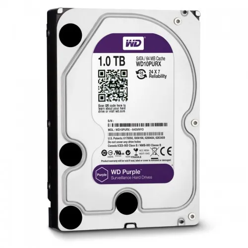 HDD Western Digital (WD Purple) 1TB Sata 3.5 inch