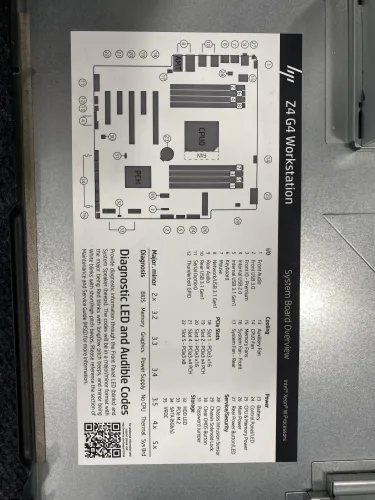 HP Z4 G4 Workstation | Core i9-7960X | Quadro M6000 12GB | RAM 64GB DDR4 | SSD 512GB NVMe  FULL BOX