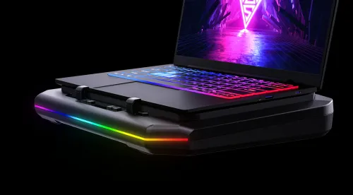 Đế tản nhiệt Laptop Gamdias Aether P1 Pro RGB - Turbo-Cooled Dominance