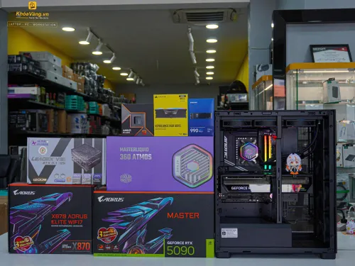 PC AI Workstation Ryzen 9 9950X | RTX 5090 32GB | RAM 96GB DDR5 | SSD 1TB + HDD 8TB