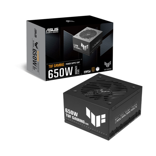 Nguồn máy tính Asus TUF Gaming 650W Bronze EVO (TUF-GAMING-650B-EVO)