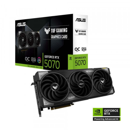 VGA ASUS TUF Gaming GeForce RTX 5070 12GB GDDR7 OC Edition (TUF-RTX5070-O12G-GAMING)
