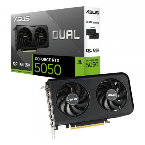 VGA ASUS Dual GeForce RTX 5050 8GB GDDR6 OC Edition (DUAL-RTX5050-O8G)