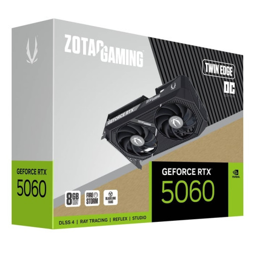 VGA ZOTAC GAMING GeForce RTX 5060 Twin Edge OC - 8GB GDDR7