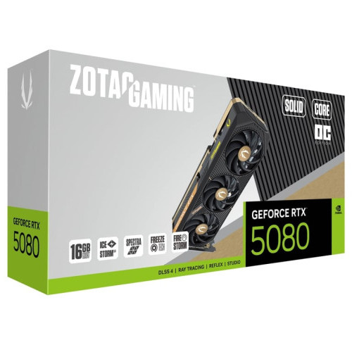 Card màn hình ZOTAC GAMING GeForce RTX 5080 SOLID CORE OC 16GB GDDR7