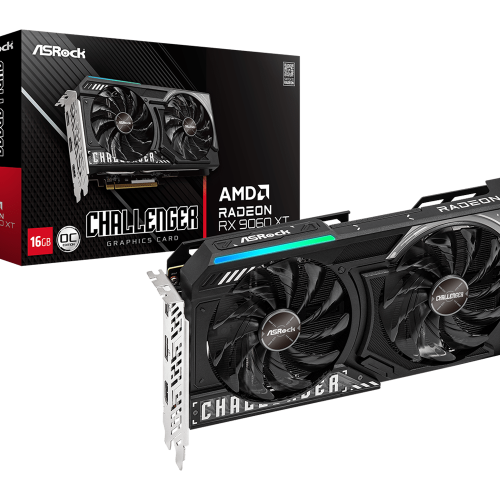 VGA (AMD) ASRock Radeon RX 9060 XT Challenger 16GB OC GDDR6 (RX9060XT CL 16GO)
