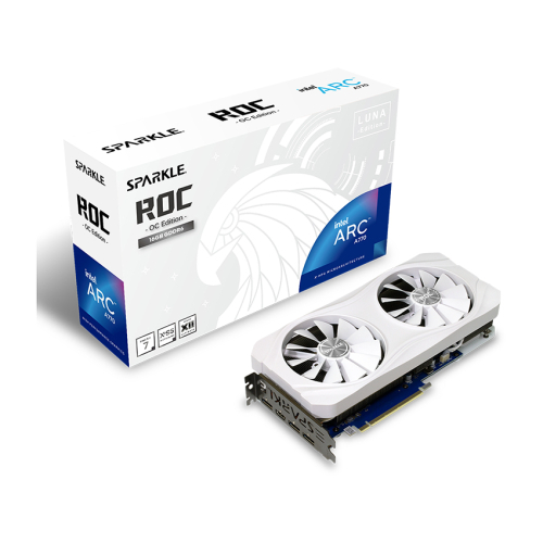 VGA Sparkle Intel ARC A770 ROC OC Edition 16GB DDR6 White (SA770RW-16GOC)