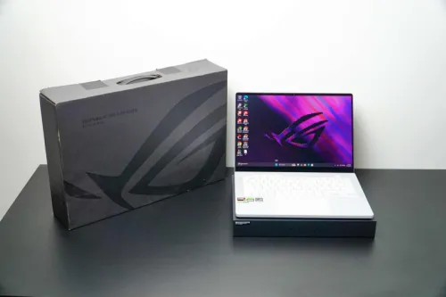 Asus ROG Zephyrus G14 (GA403U) Ryzen 9 8945HS | RTX 4060 8GB | RAM 16GB | SSD 1TB | 14 inch 3K (2880x1800) 120Hz OLED - Platinum White - Like New 99% Fullbox