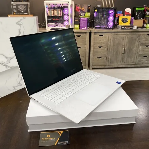 Dell XPS 15 9510 Frost White "Touch" OLED | i7-11800H | RAM 16GB | SSD 1TB | NVIDIA GeForce RTX 3050Ti | 3.5K OLED Cảm ứng | New Fullbox 100%