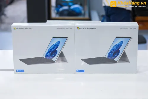 Surface Pro 8 Core i5-1135G7 | RAM 8GB | SSD 128GB | 13 inch 3k (2880x1920) IPS Touch 60Hz | Platinum | New Fullbox + Phím