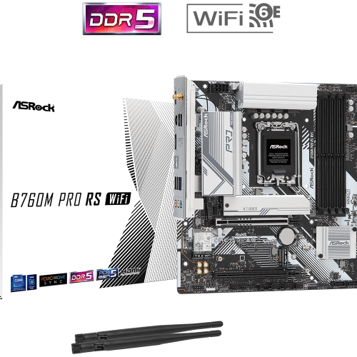 Mainboard (Intel) ASRock B760M Pro RS WiFi DDR5