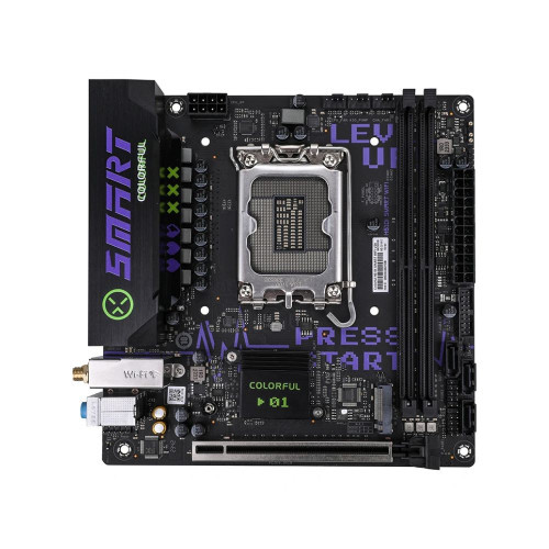 Mainboard (Intel) Colorful H610I SMART WIFI V20 | Intel H610| LGA 1700| DDR4| Mini-ITX