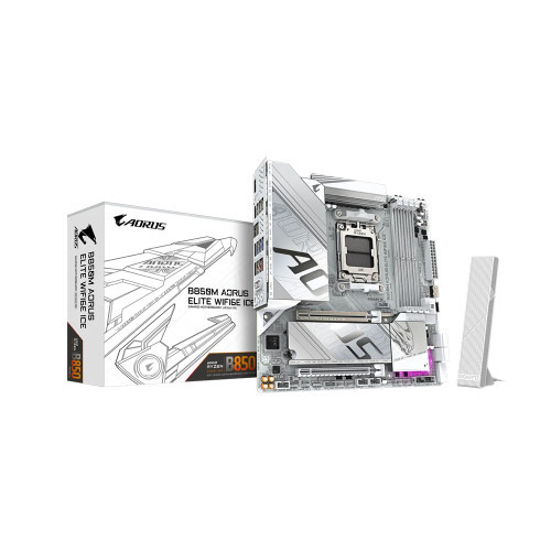 Mainboard (AMD) Gigabyte B850M AORUS ELITE WIFI 6E ICE DDR5