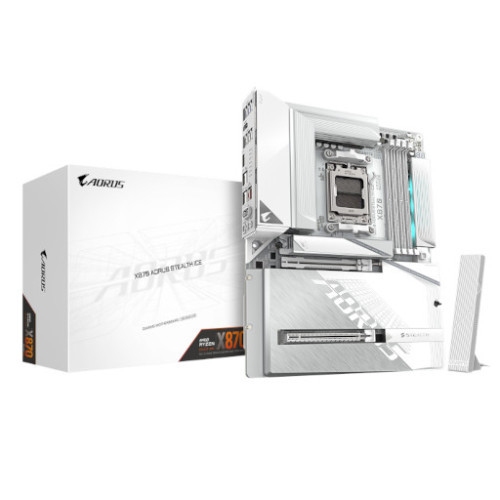 Mainboard (AMD) GIGABYTE X870 AORUS STEALTH ICE (AMD X870, Socket AM5, ATX, 4x DDR5 256GB)
