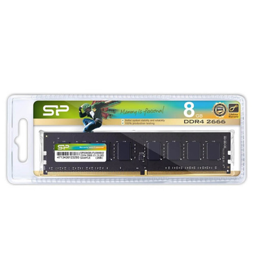 RAM PC Silicon Power DDR4 8GB 2666MHz CL19 UDIMM | Bộ nhớ Desktop ổn định