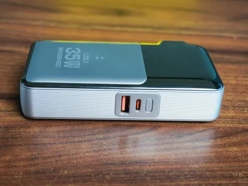 Củ sạc kiêm PIN dự phòng 3-in-1 Movespeed MSP13 | 35W | 10000mAh | Bạc