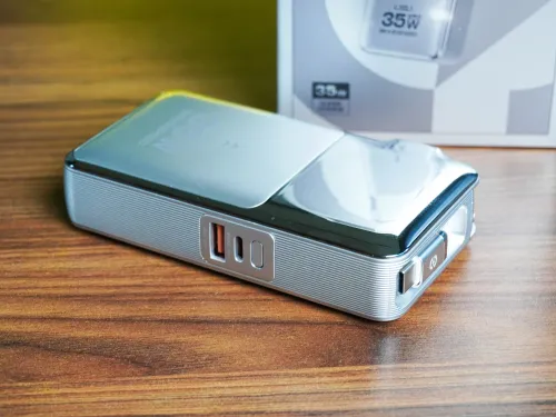 Củ sạc kiêm PIN dự phòng 3-in-1 Movespeed MSP13 | 35W | 10000mAh | Bạc