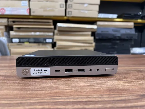 HP ProDesk 600 G3 Mini PC Reconditionné - Intel I5-7500T, 16 Go RAM, SSD 512 Go, Windows 11 Pro - Clavier US Avec Autocollants AZERTY