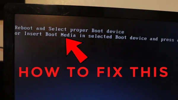 Mẹo] Sửa lỗi reboot and select proper boot device trên laptop cực dễ