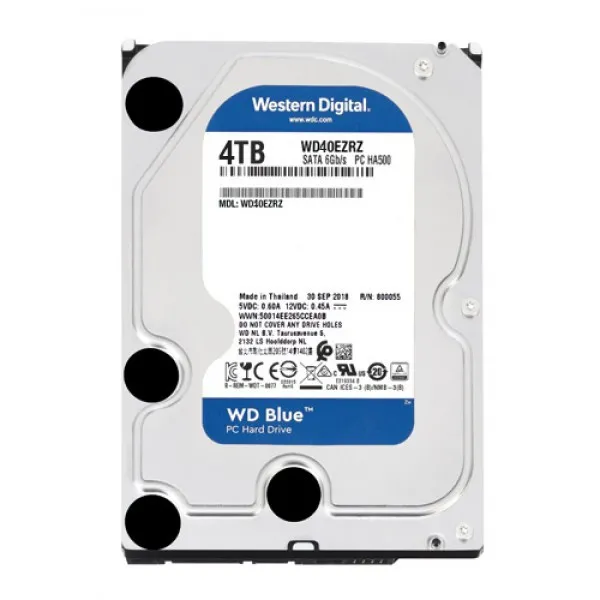 HDD Western Blue 4TB WD40EZZX - Lưu trữ dữ liệu chính hãng