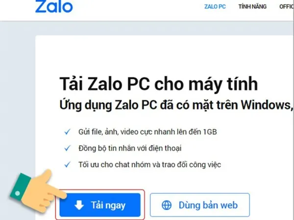 các lỗi trên Zalo PC