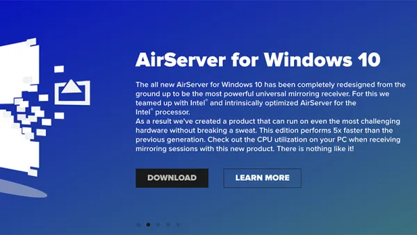 AirServer giúp Share màn hình iphone lên laptop