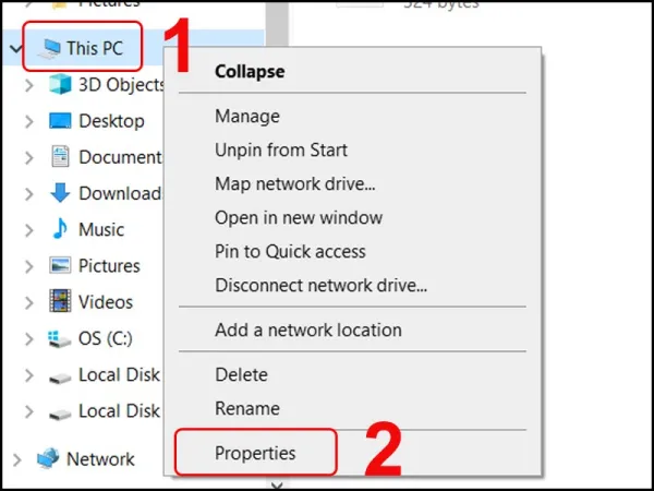 Cách đổi tên laptop win 10 từ This PC