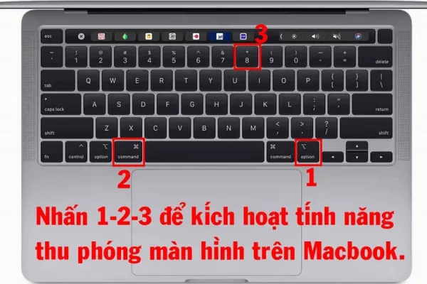 Cách làm cho màn hình máy tính thu nhỏ trên màn hình MacBook