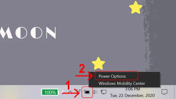 Cách sửa lỗi pin laptop bị gạch chéo đỏ trong Power Options