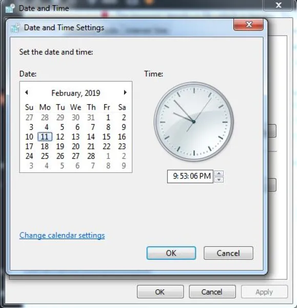 Chỉnh lại giờ trên máy tính Windows XP