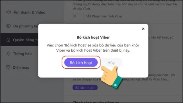 Hướng dẫn cách đăng xuất Viber trên PC