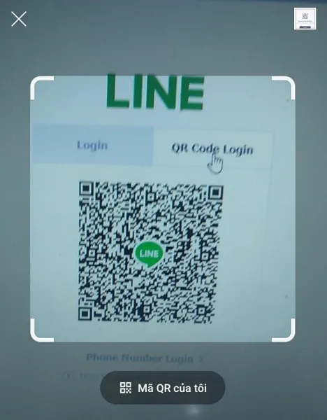 Hướng dẫn đăng nhập Line trên máy tính bằng cách quét mã QR Code